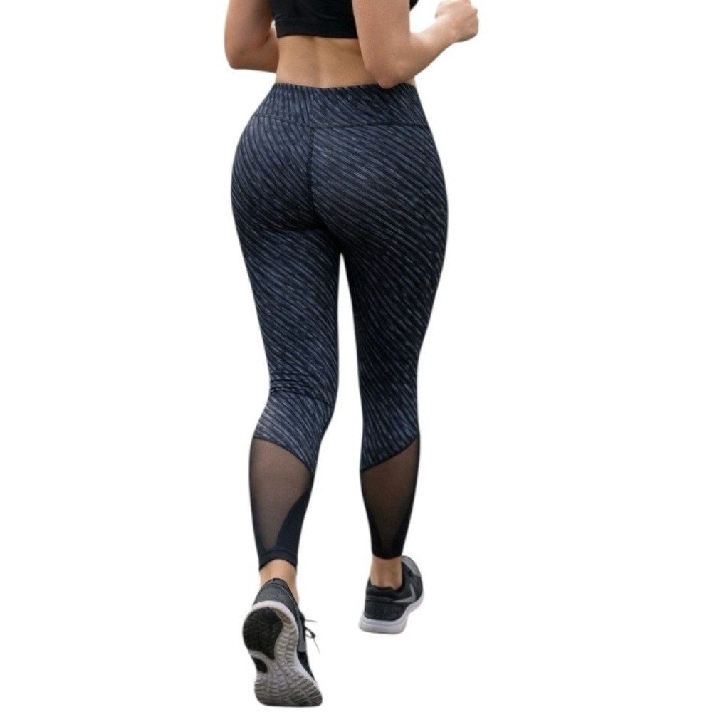 Kyodan Medium Black White Yoga Workout Pants Athleisure Casual